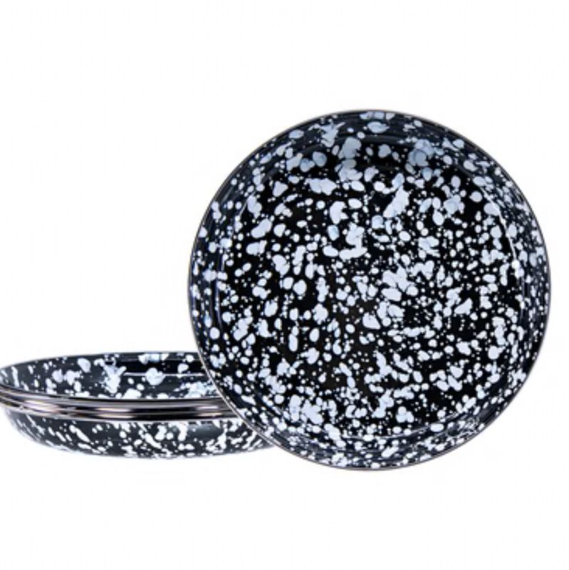 Black swirl pasta plates~ wishes for (10)