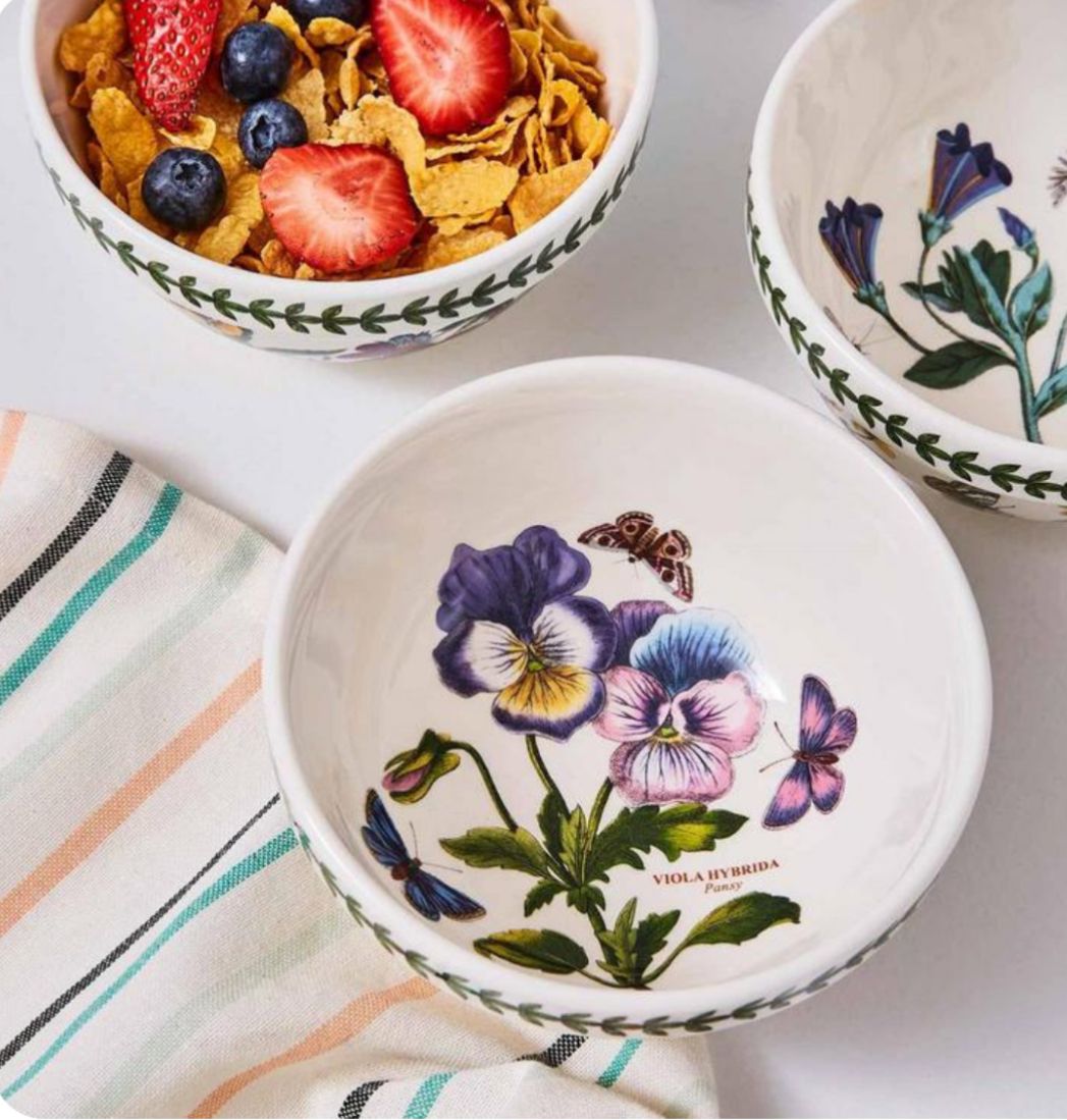 Portmerion stackabke bowls ~wishes for 6