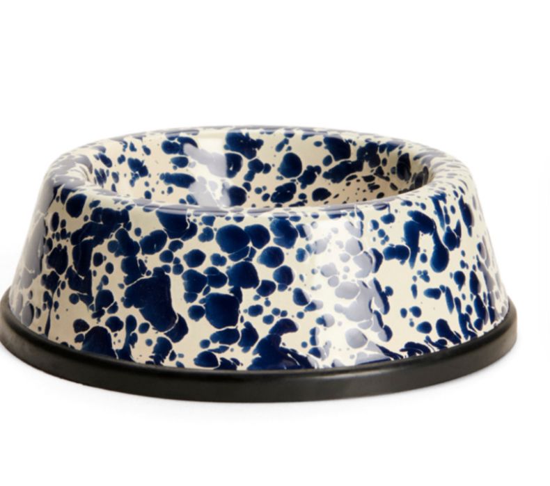 Enamelware large pet bowl