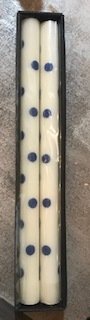 Blue dot candles