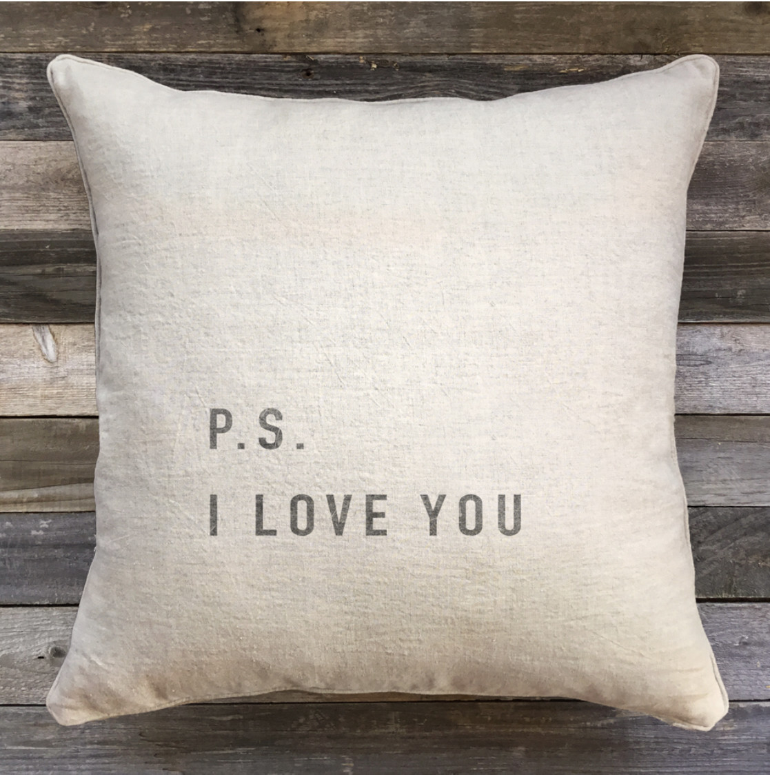 P.S. I love you pillow