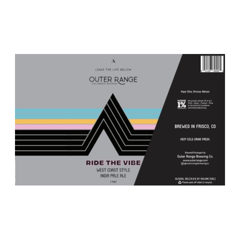 Outer Range Brewing Rockies/Alps - Ride the Vibe