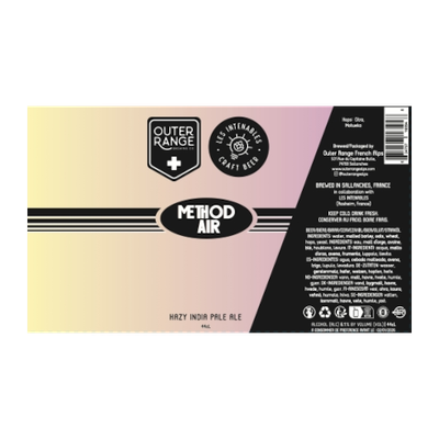 Outer Range Brewing Rockies/Alps - Method Air