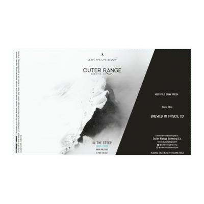 Outer Range Brewing Rockies/Alps - In the Steep DDH (Citra)