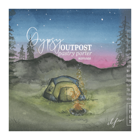 Humble Forager Brewery - Gypsy Outpost - Coconut, Vanilla Beans, Cocoa Nibs and Cinnamon