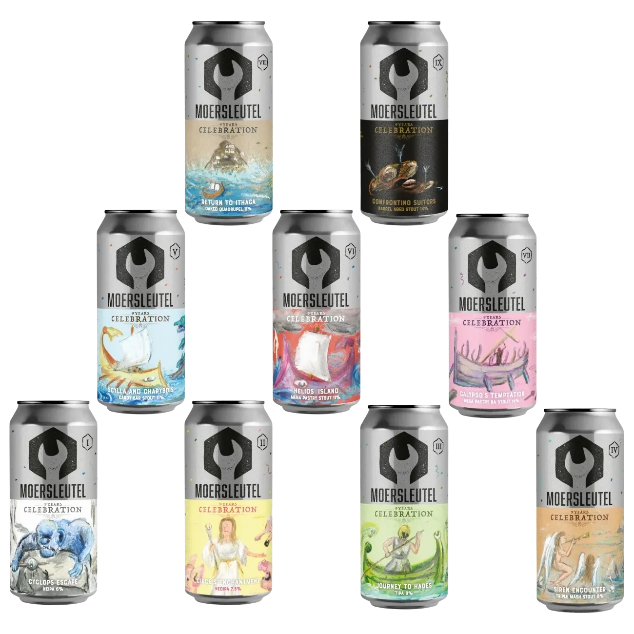 Moersleutel Craft Brewery - 9 Year Anniversary Set