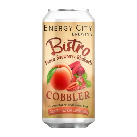 Energy City - Bistro Peach Strawberry Rhubarb Cobbler Energy City - Bistro Peach Strawberry Rhubarb Cobbler