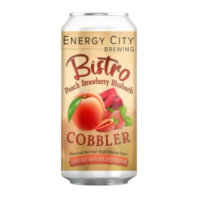Energy City - Bistro Peach Strawberry Rhubarb Cobbler