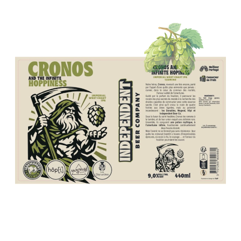 Independent Beer Company - Cronos And the Infinite Hoppiness