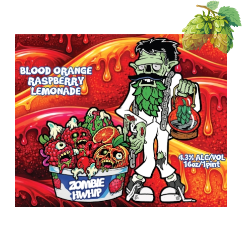 Beer Zombies - Zombie HWhip: Blood Orange Raspberry Lemonade