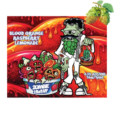 Beer Zombies - Zombie HWhip: Blood Orange Raspberry Lemonade
