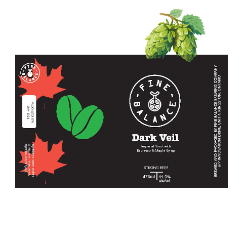 Fine Balance - Dark Veil Imperial Stout With Maple &amp; Espresso