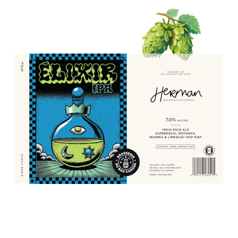 Brasserie du Bas-Canada - Élixir-IPA