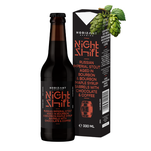 HORIZONT - Night Shift Vintage 2026 - RIS Aged In Bourbon &amp; Bourbon Maple Syrup Barrels With Chocolate &amp; Coffee