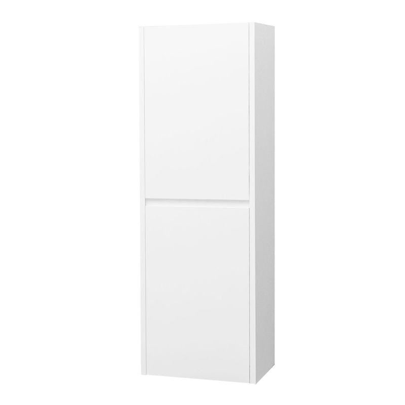 ARMOIRE À COLONNES ALONI HAYAT (135 CM) - BLANC BRILLANT