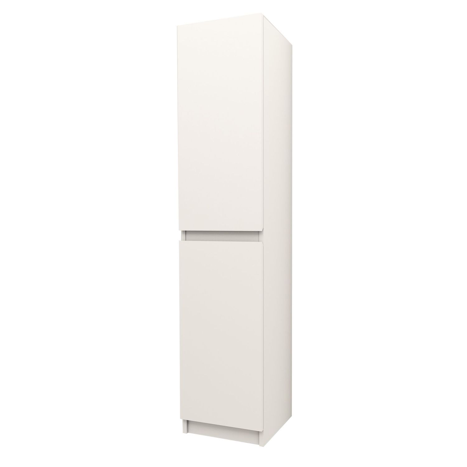 ARMOIRE À COLONNES JUPITER (160 CM) - BLANC MAT