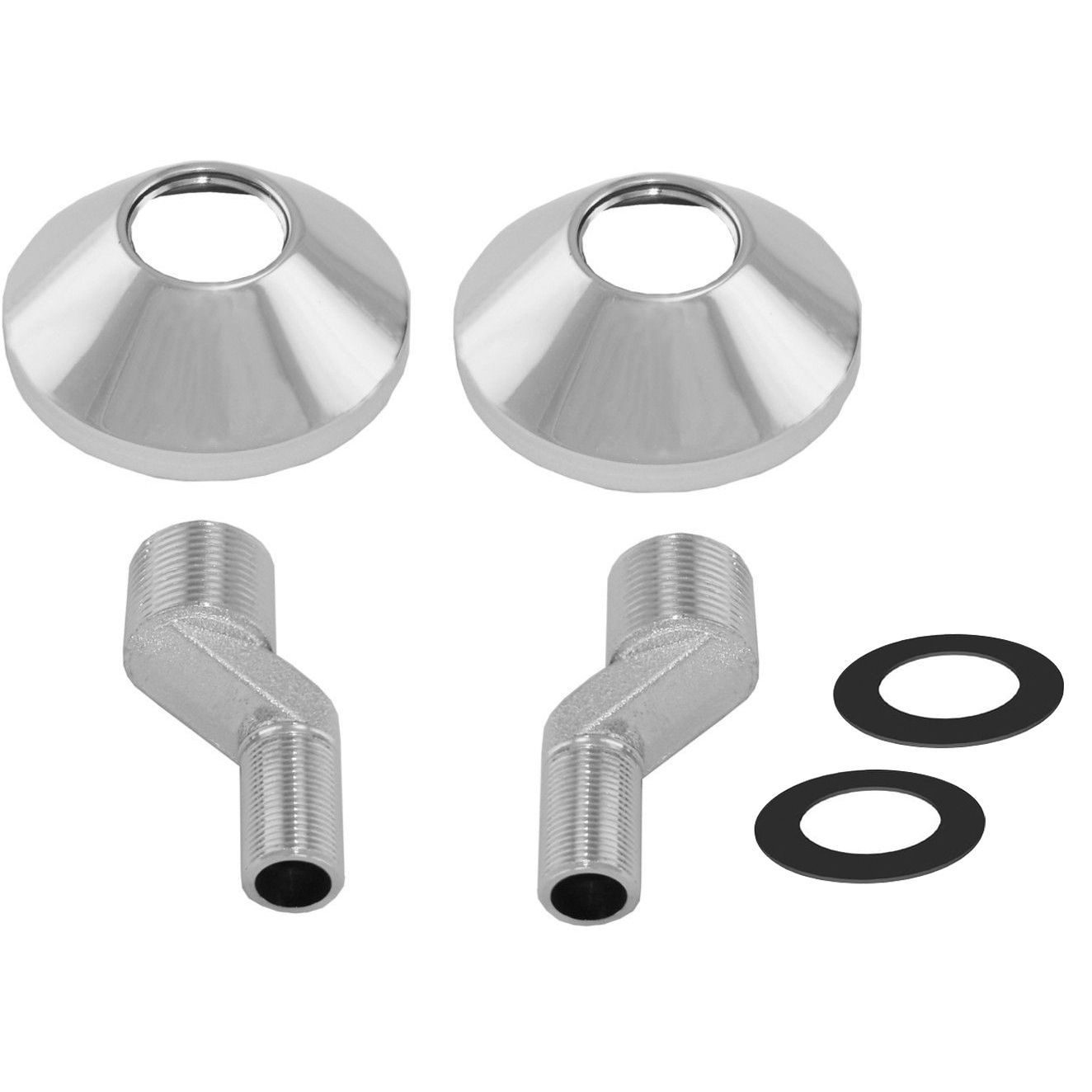 TÉTON DE SALLE DE BAIN UNIVERSEL ALONI AVEC ROSETTE ET JOINT 1/2