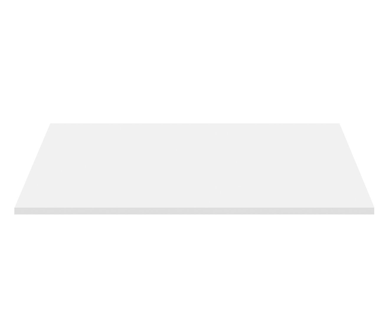 ALONI TABLETTE EN MDF (152.4X45.5X2.6 CM) - BLANC MAT