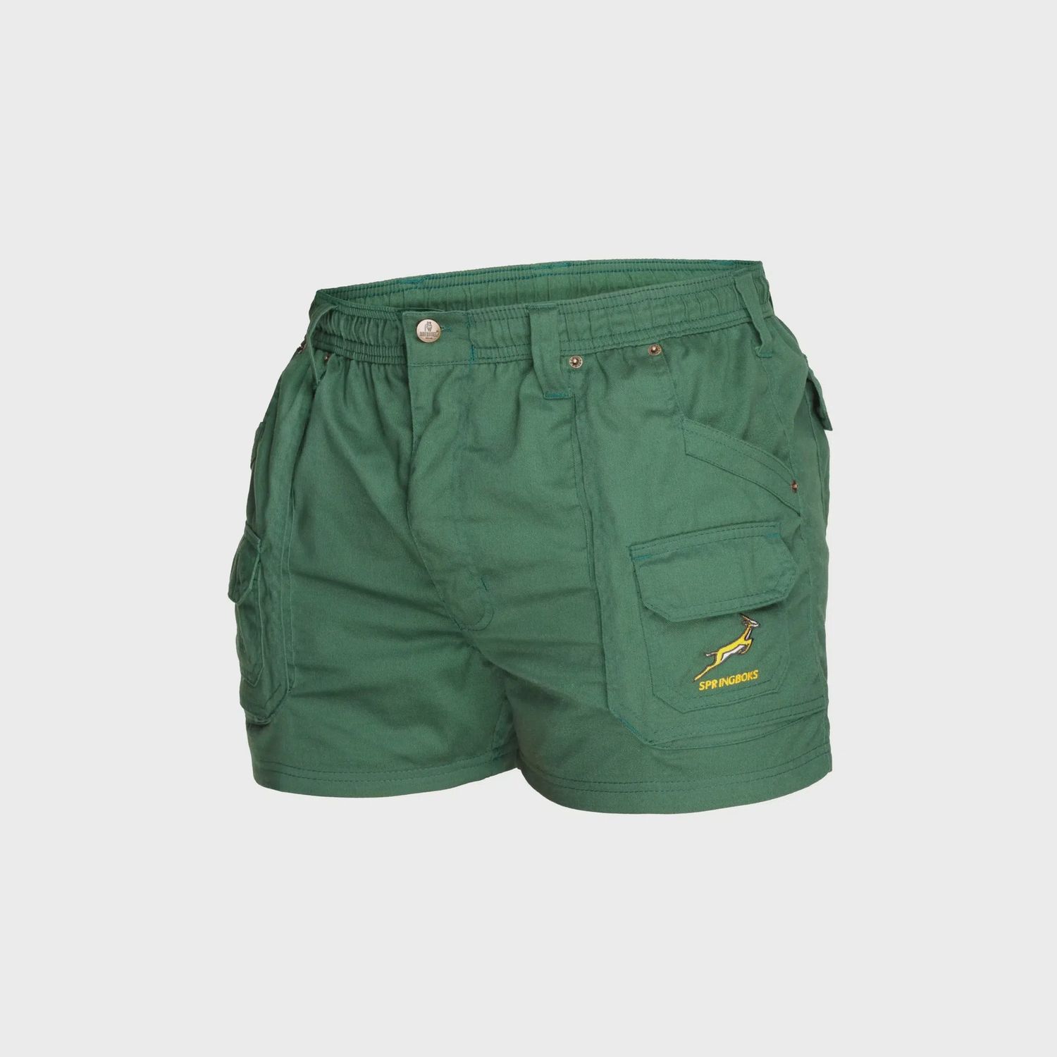 Men&#39;s DKW Shorts Green - Licensed Springbok