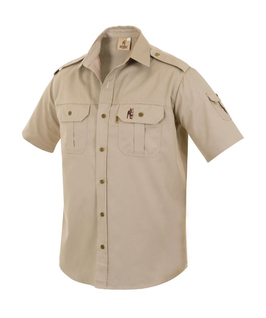 Men&#39;s Kalahari Shirt S/S Stone