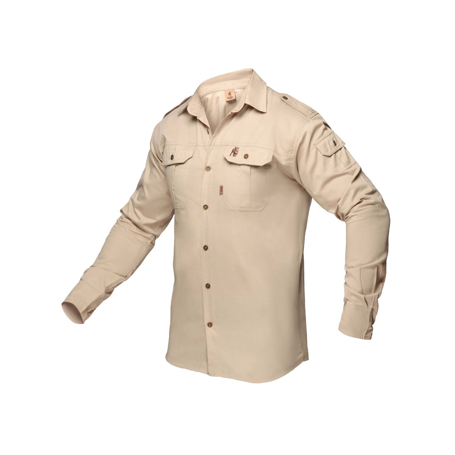 Men&#39;s Kalahari Shirt L/S Stone