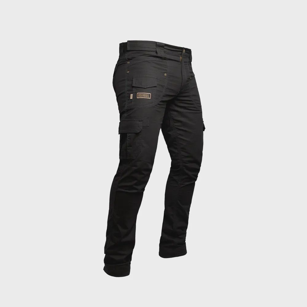 Men&#39;s Adjustable Kalahari Cargo Pants Black