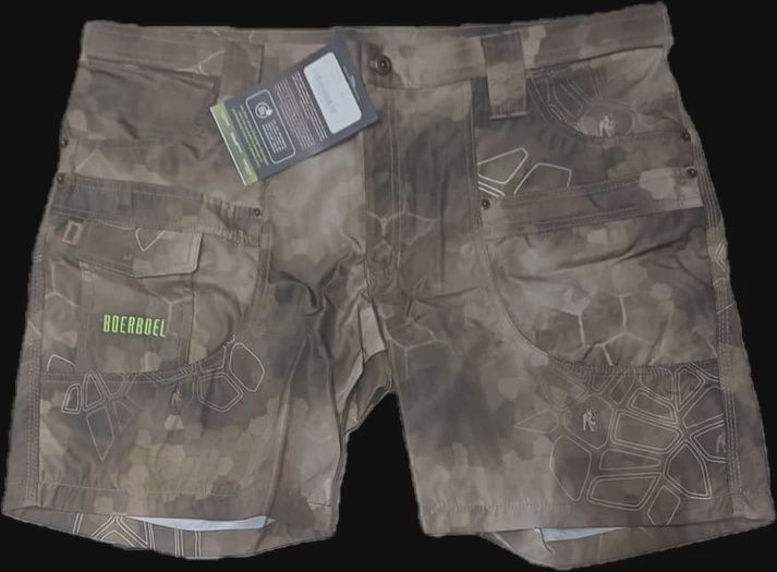 Boerboel Camo Adjustable Shorts - Shell