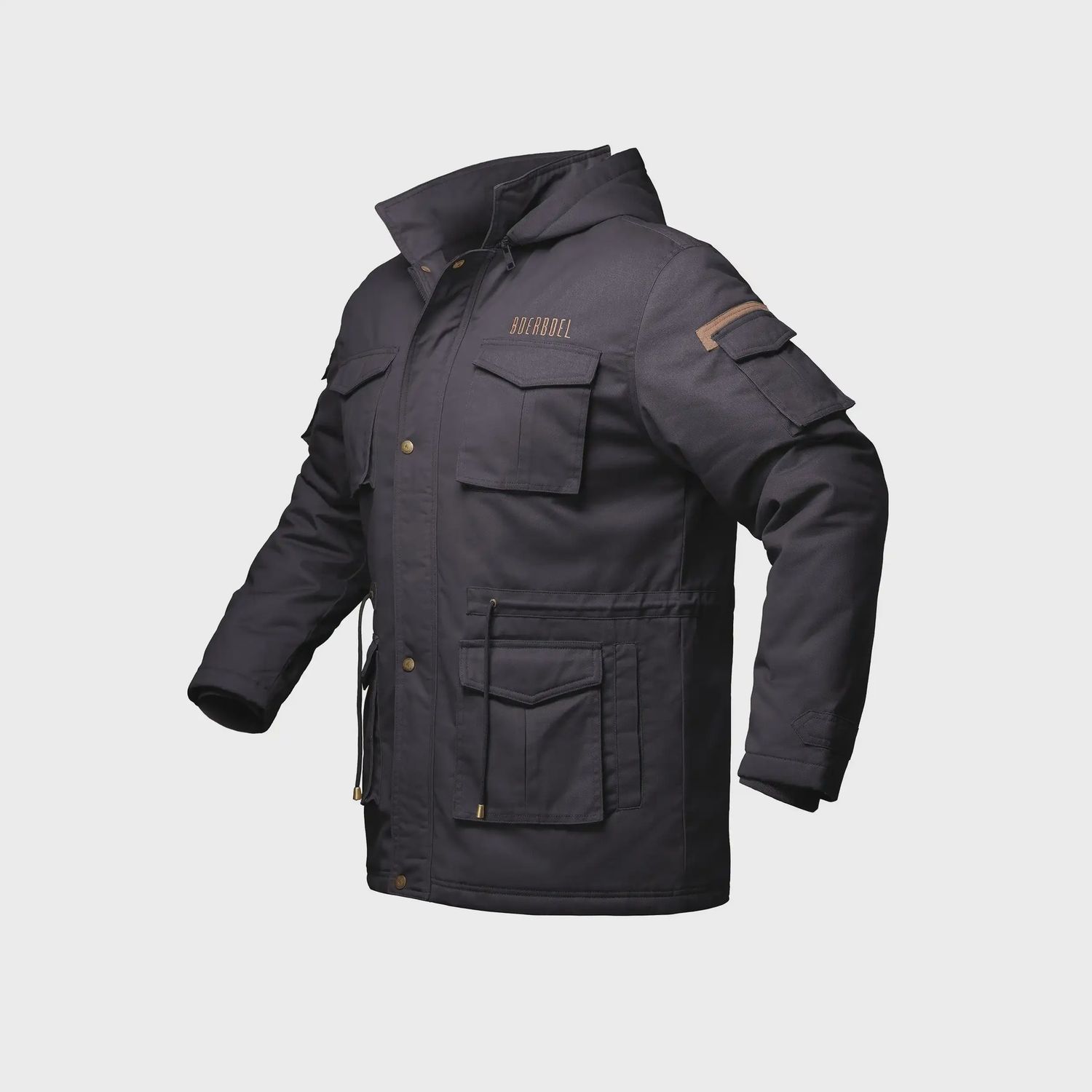 Men&#39;s Kalahari Parka Jacket Charcoal