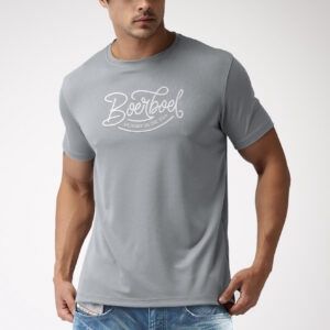 Mens T-Shirt Printed - Dove Gray