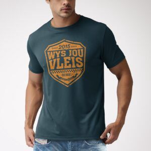 Mens T-Shirt printed petrol blue - Wys