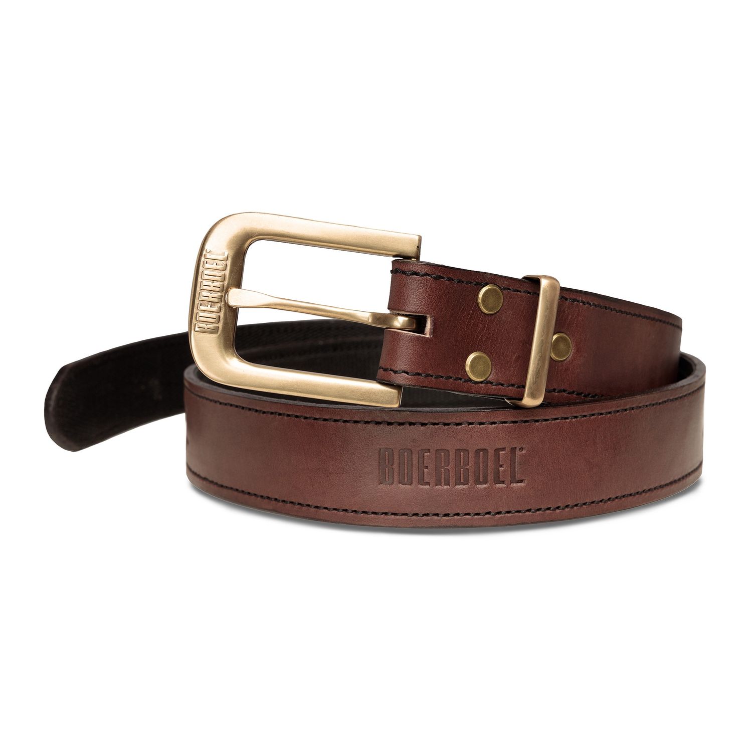 Tactical Belt 41mm Leather Reinforced Brown