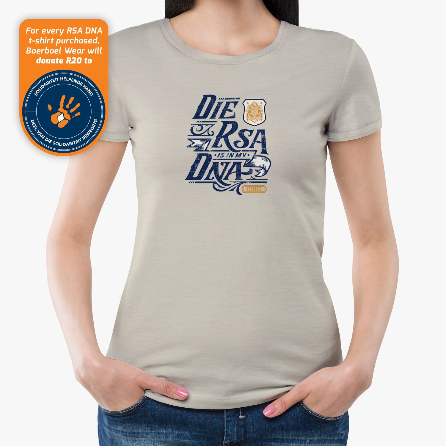 Ladies Tshirt Stone - DNA
