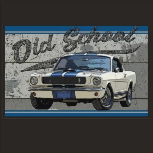 Metal sign - Mustang