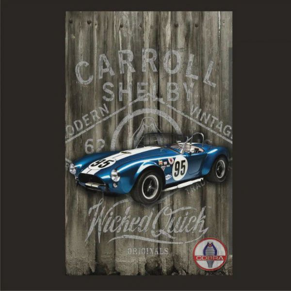 Metal Sign - Shelby Cobra