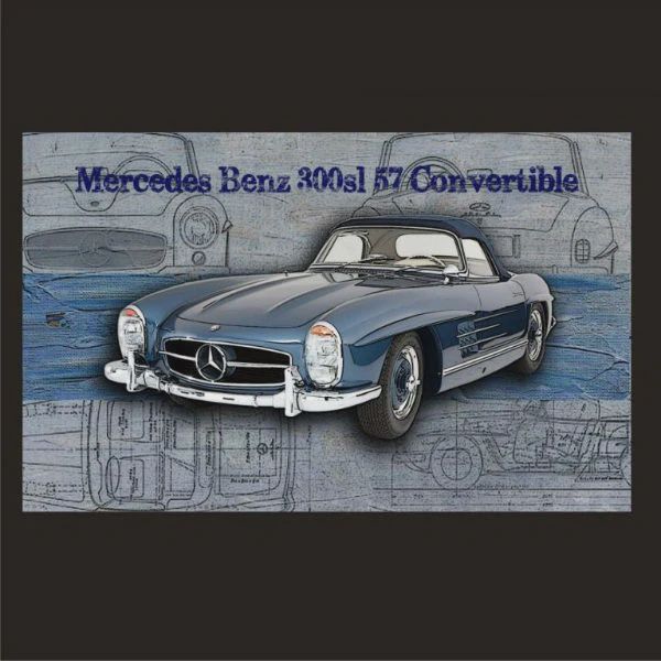 Metal Sign - Benz 300SL