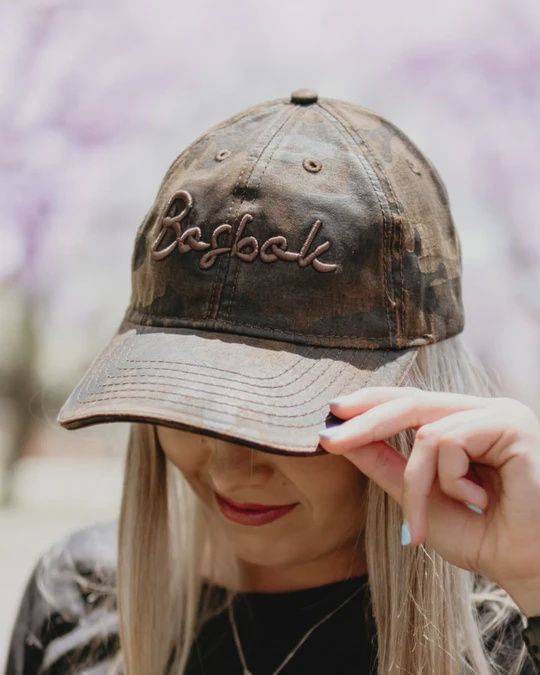 Camo Oilskin 3D Bosbok Cap