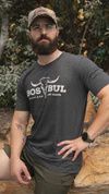 Men&#39;s Bosbul Charcoal Melange T-Shirt