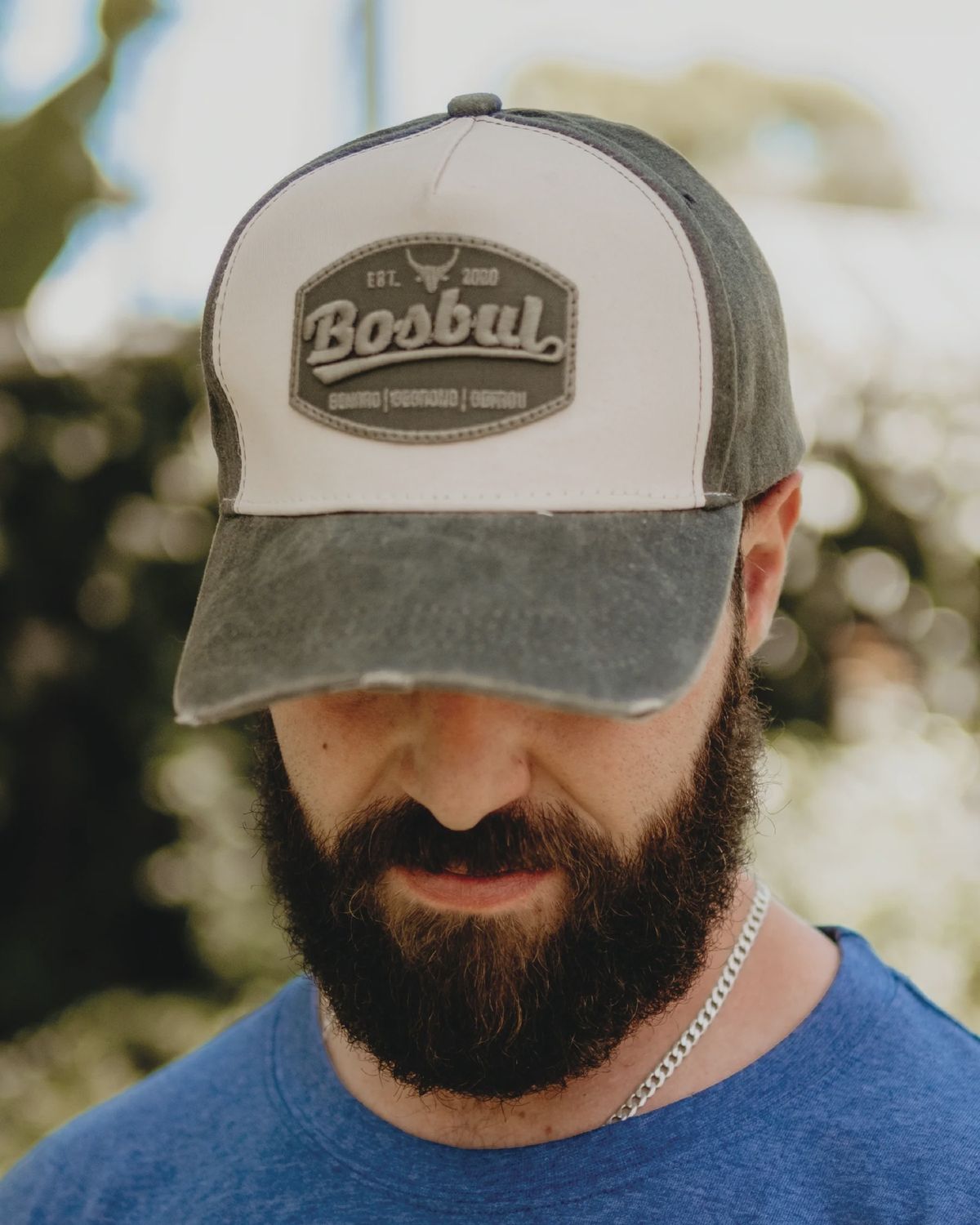 Bosbul Olive/White Washed Cap