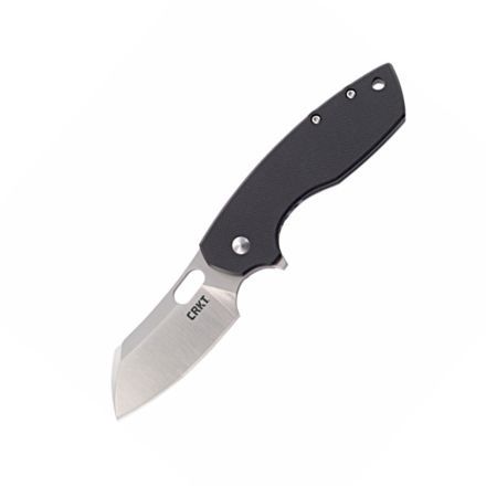 CRKT Pilar Large Flipper Black G10 &amp; Stainless Steel Handle w/Satin Blade Finish