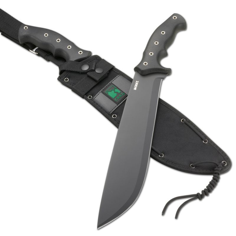 CRKT ChanceInHell Machete Bead Blast Blade w/Powder Coat 10&quot;