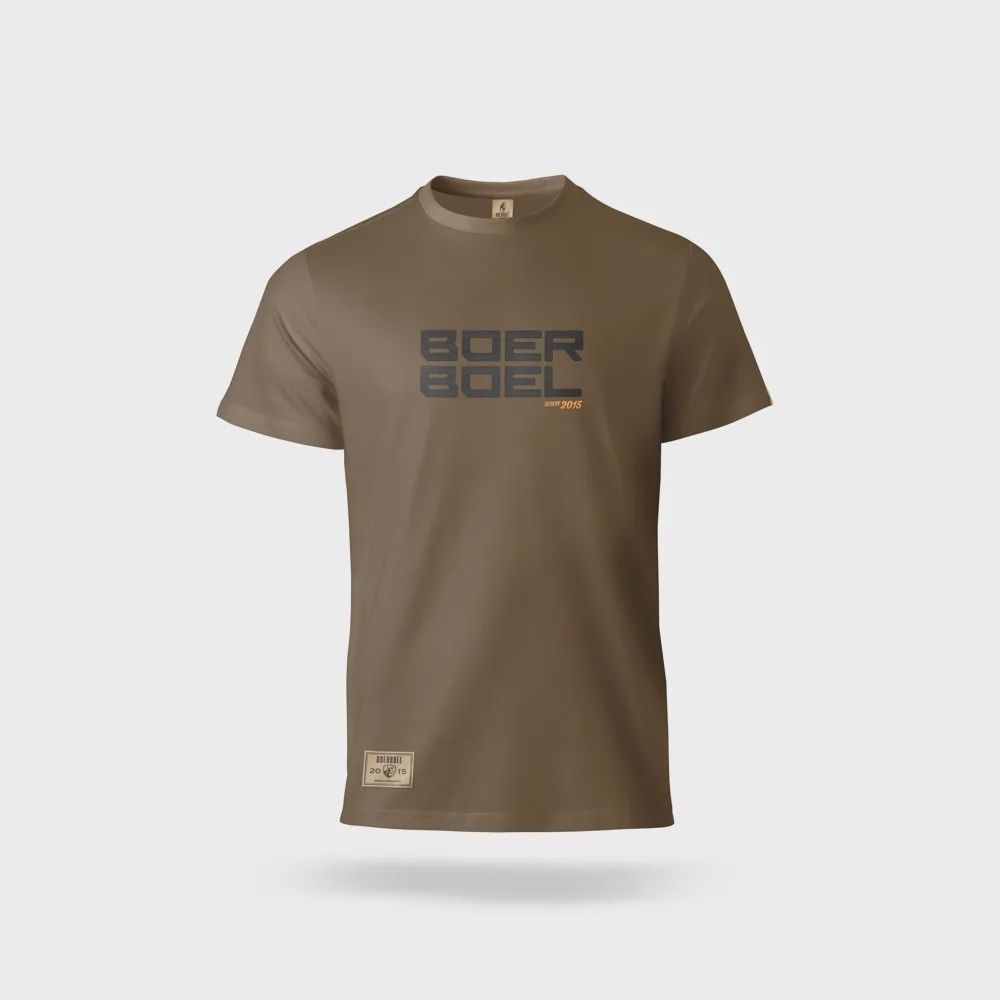 Men’s T-Shirt – Printed “Boerboel” Army Green