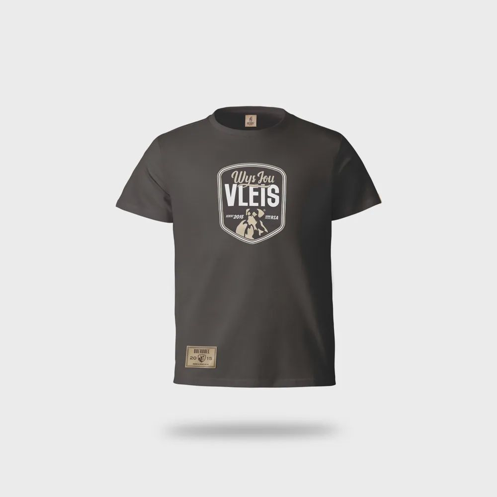Kids T-Shirt – Printed “Wys” Charcoal