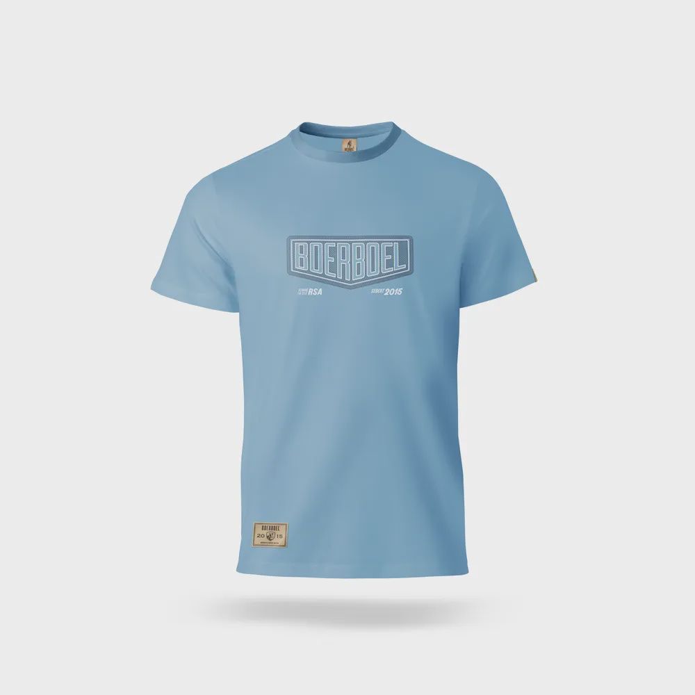 Men’s T-Shirt – Mesh Printed “Boerboel” Airforce Blue