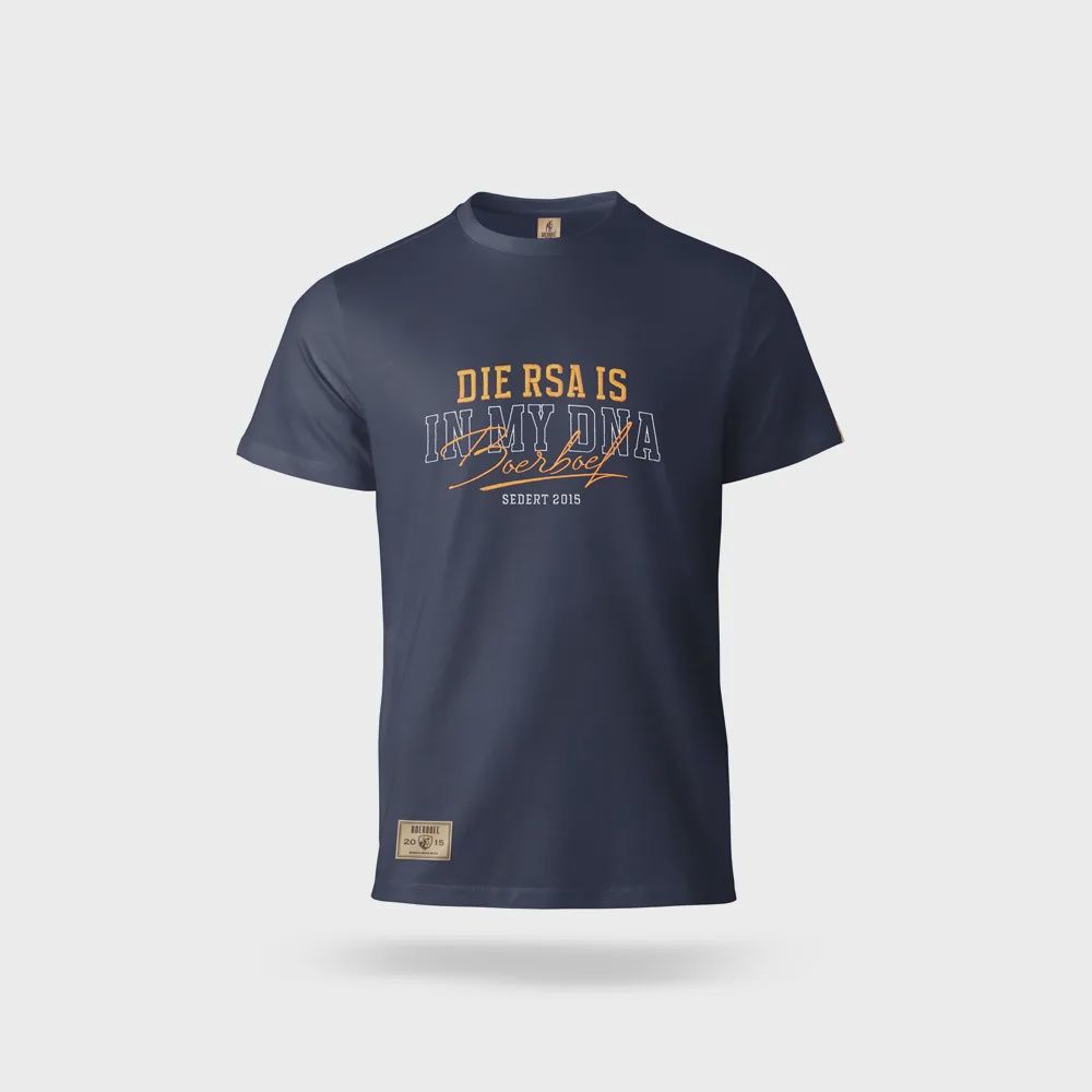 Men’s T-Shirt – Embroidered “RSA” Navy