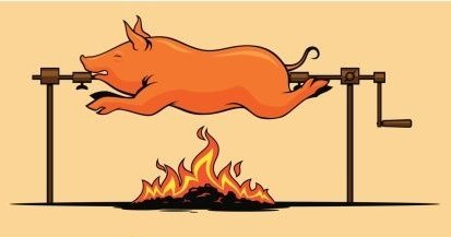 BBQ / Spit Roast Whole Pig (5o to 100lbs) ***SOLD OUT***