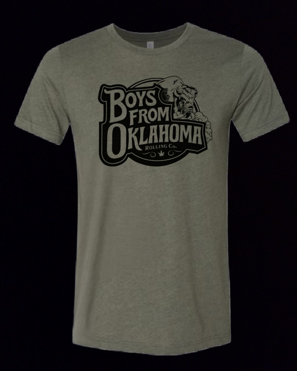 Heather Military Green w/Black Logo