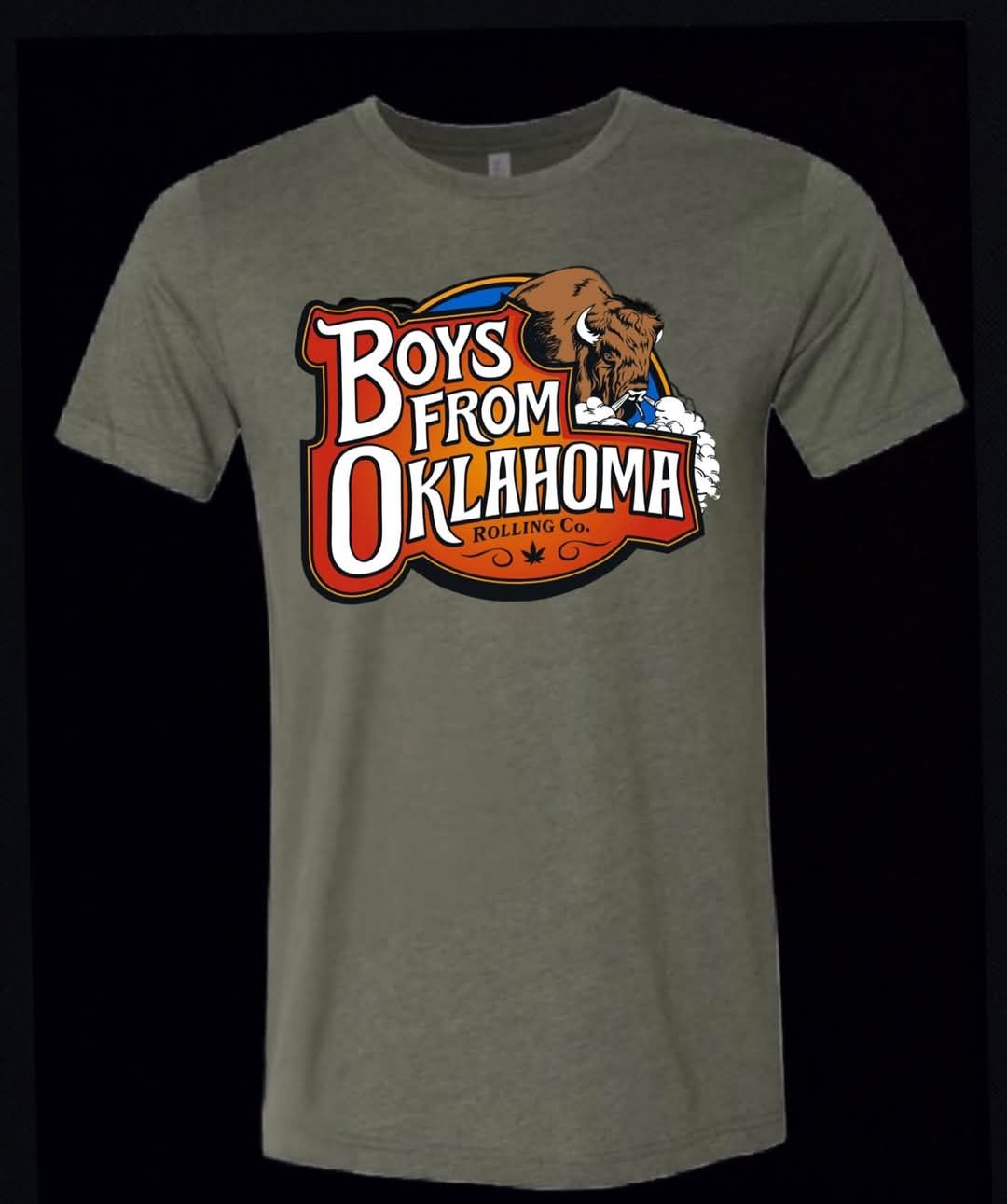 Heather Military Green Full Color Logo