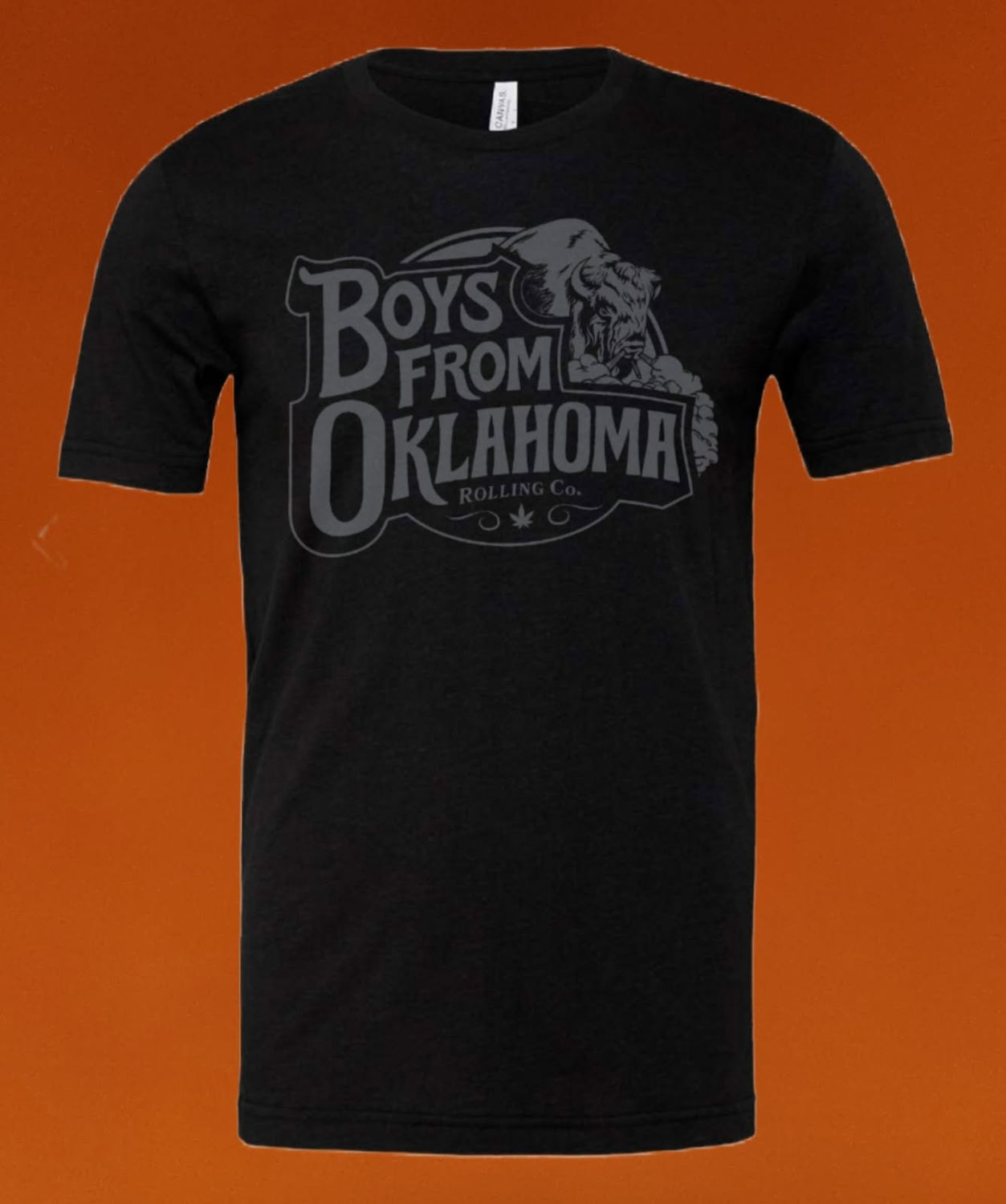 Heather Black w/Gray "Inverted Logo"