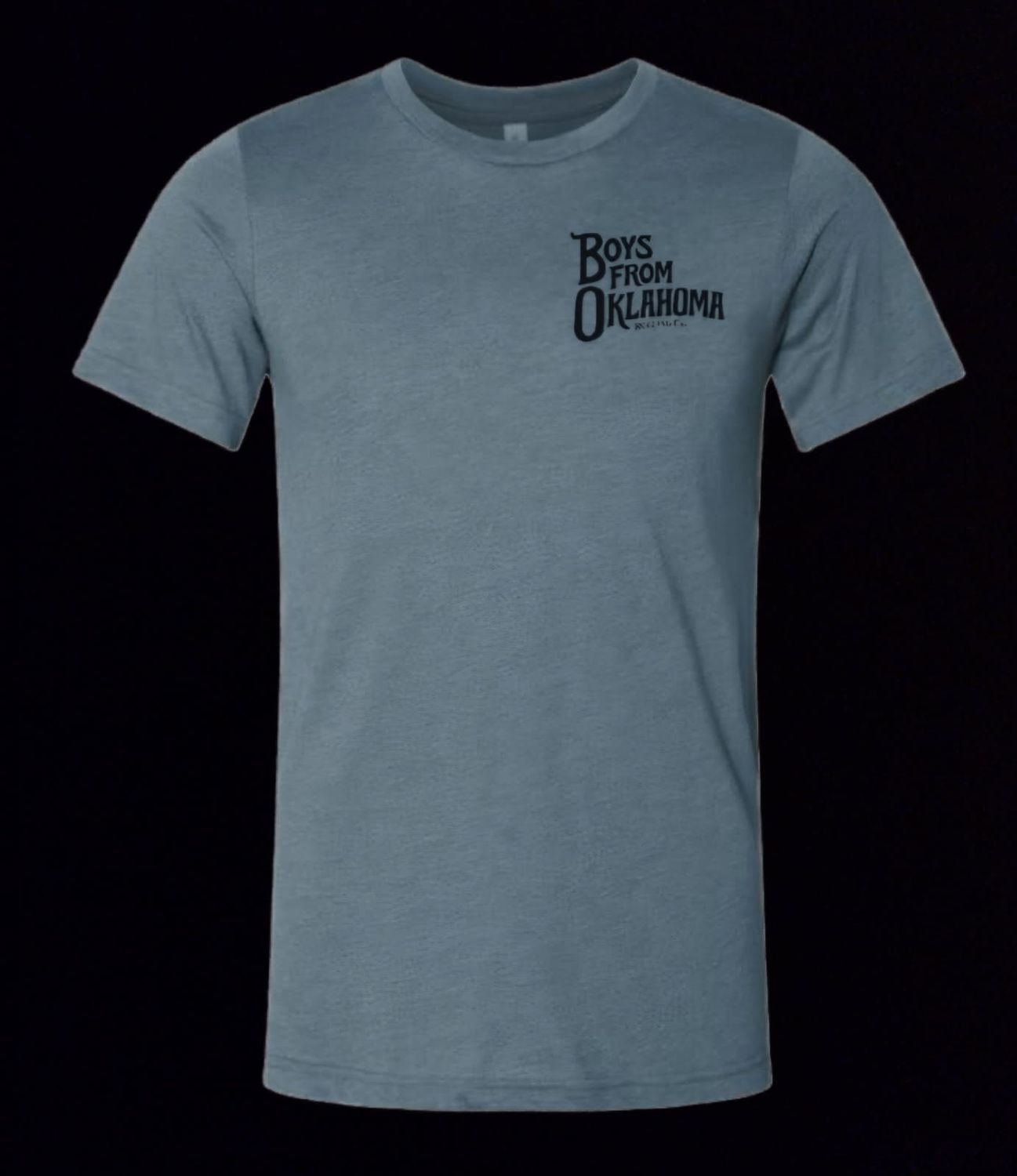 Heather Slate Front &amp; Back Logo