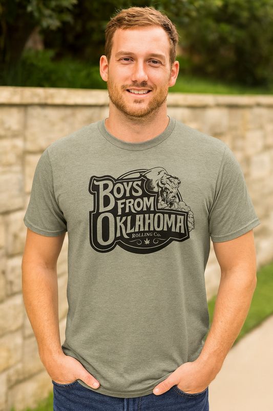 Heather Military Green w/Black Logo